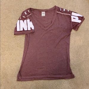 PINK legging tee - Maroon